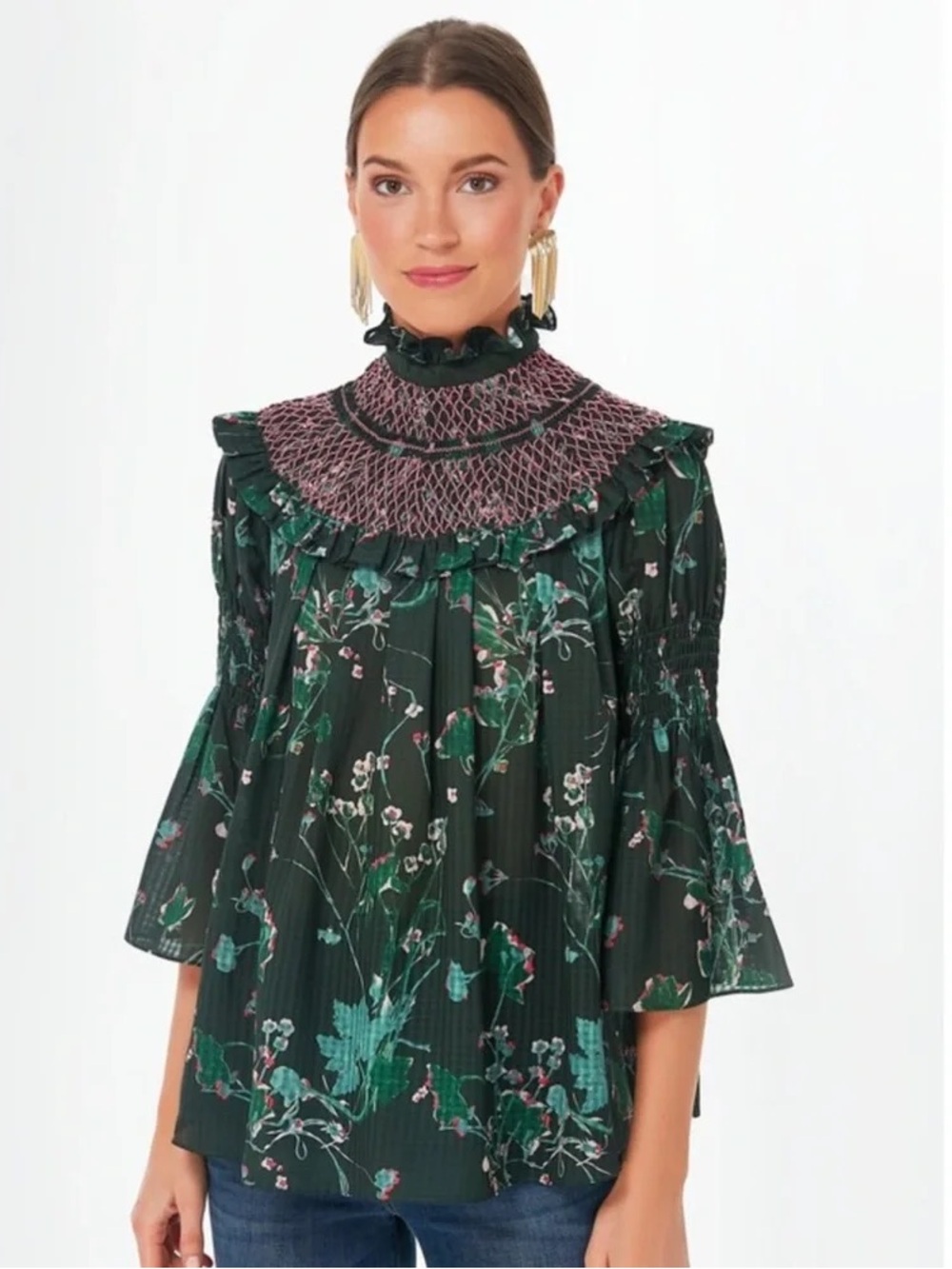 Tuckernuck Jaguar Garden Marion Blouse